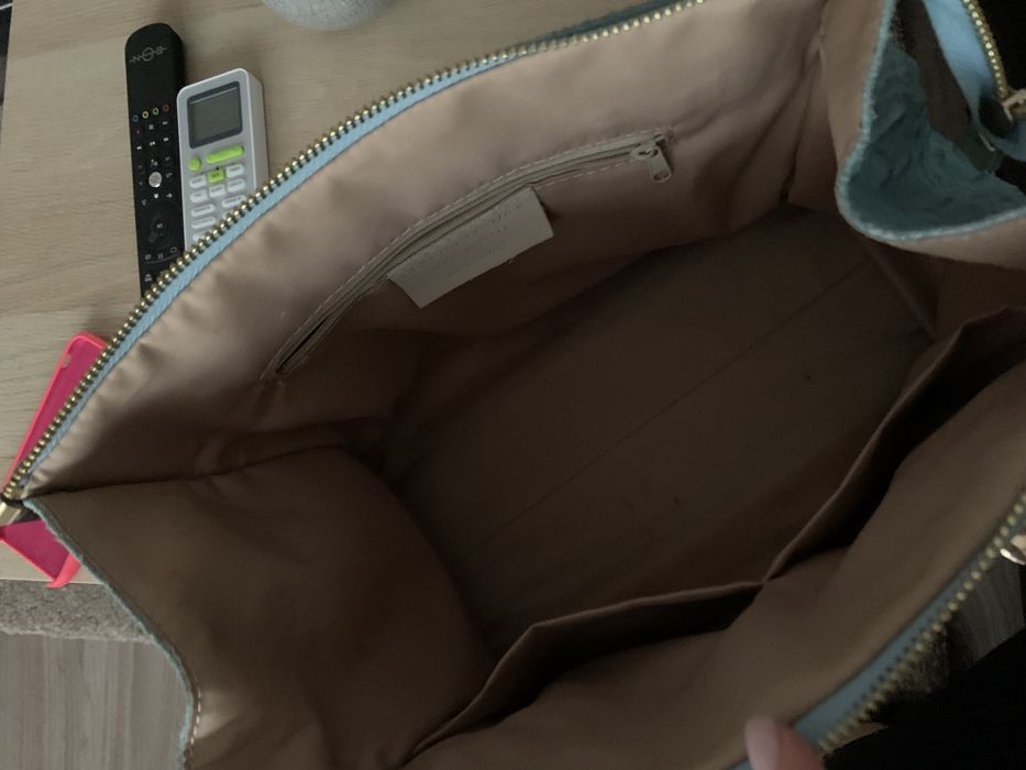 Чанта естествена кожа