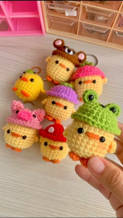 Вязаные маленькие игрушки НА ЗАКАЗ