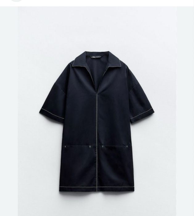 Рокля от поплин Zara