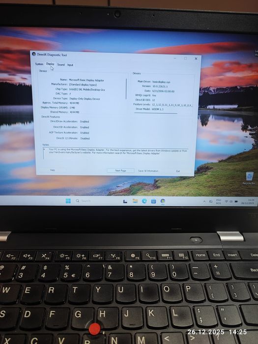 Laptop Lenovo ThinkPad 13 DDR 4