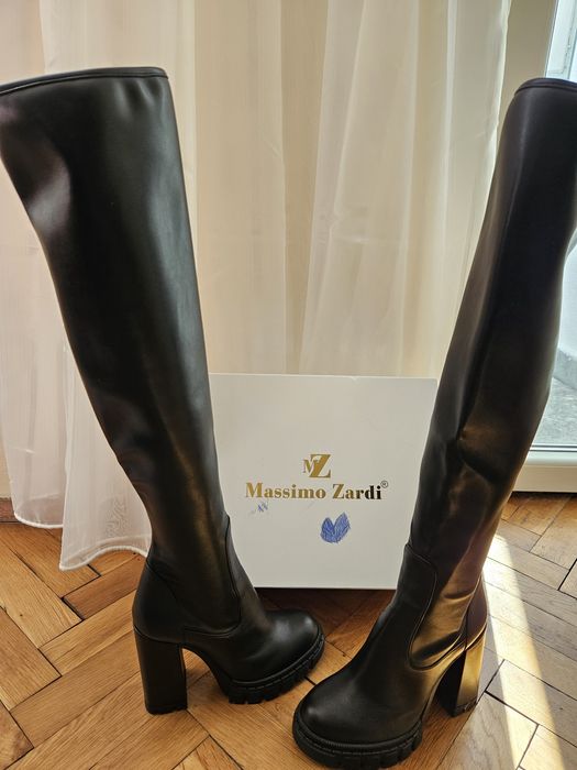 Дамски   ботуши на ток