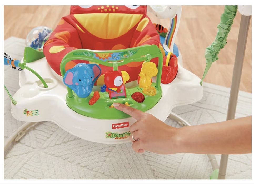 Бебешко бънджи Fisher Price - Скачаща джунгла.