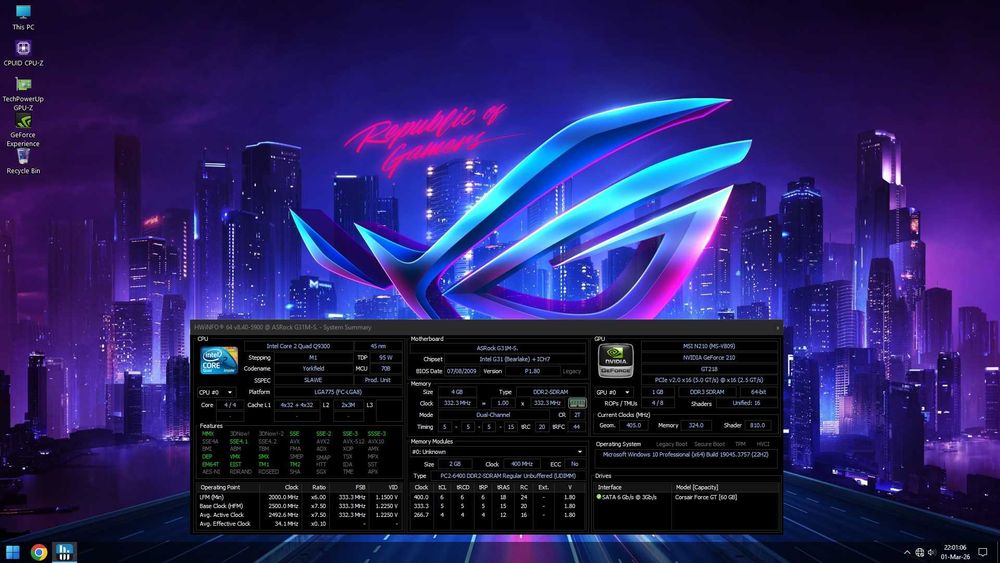 KIT Quad Core Q9300+Placa+4GB+Cooler+Shield !! CA NOU !! la 100lei!