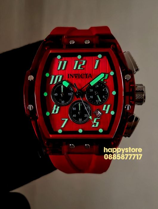 INVICTA Ghost Red 47 mm, Инвикта нов ръчен часовник