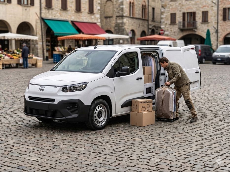 De Închiriat Fiat Doblo Maxi L2 (4.4 m³)• Casco + Rovinietă