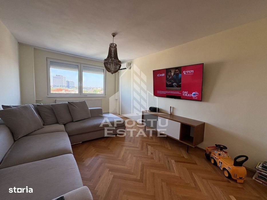 Apartament 3 camere 2 bai, etaj intermediar langa Punctele Cardinale