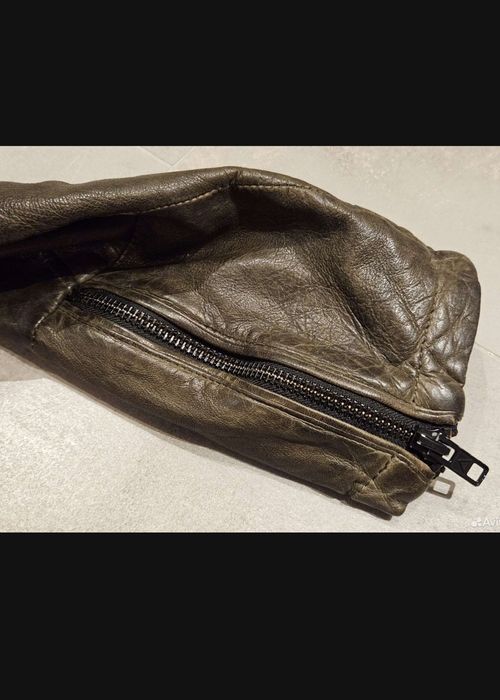 Немецкая кожаная куртка покупали в Берлине кожа мягкая знаменитый брен