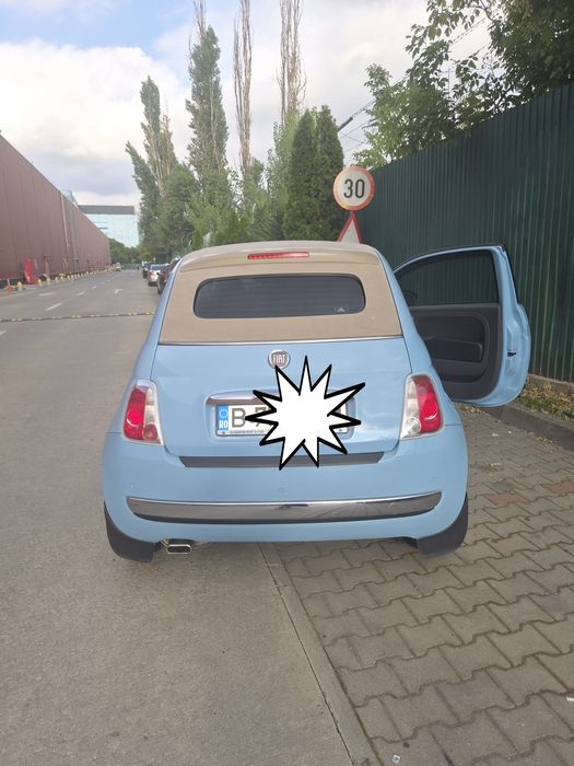 Vand Fiat 500 Baby Blue