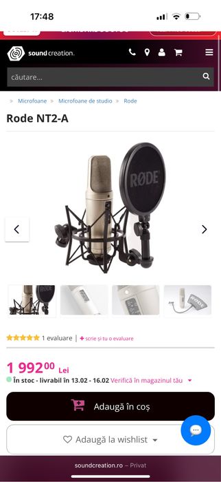 Rode NT2-A ( nu nt1a, nt1 focusrite presonus, yamaha krk )