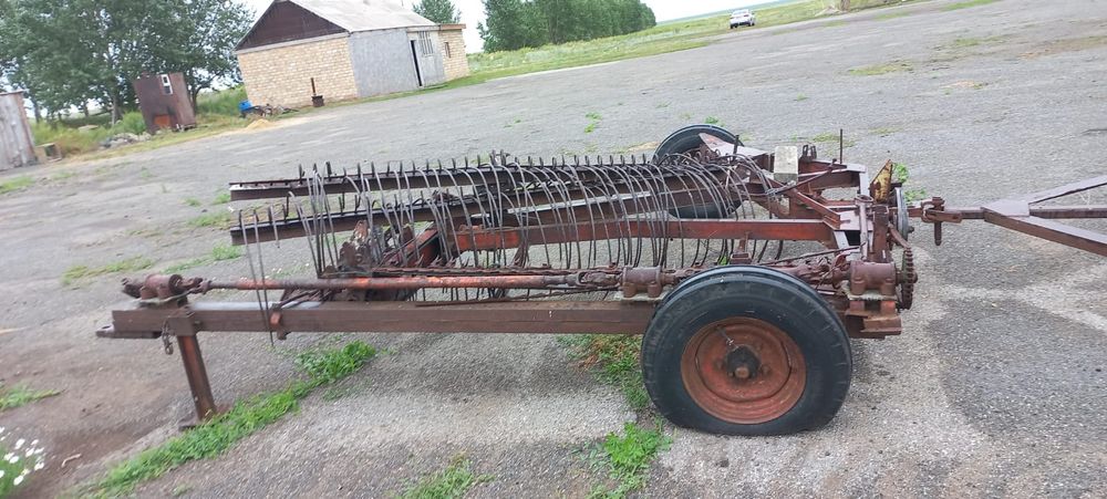 Касилка двухбруска с граблями