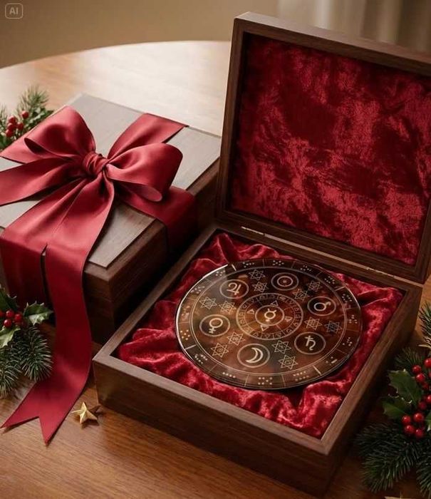 Oracolul Domino placa divinatie+un set de zaruri lemn palisandru !!!