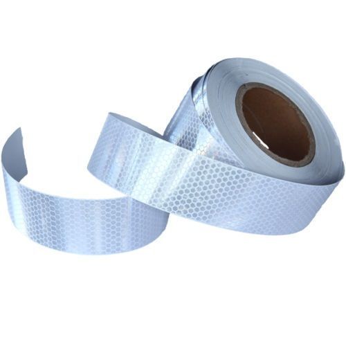 Banda reflectorizanta alba tip fagure 5cm x 25m