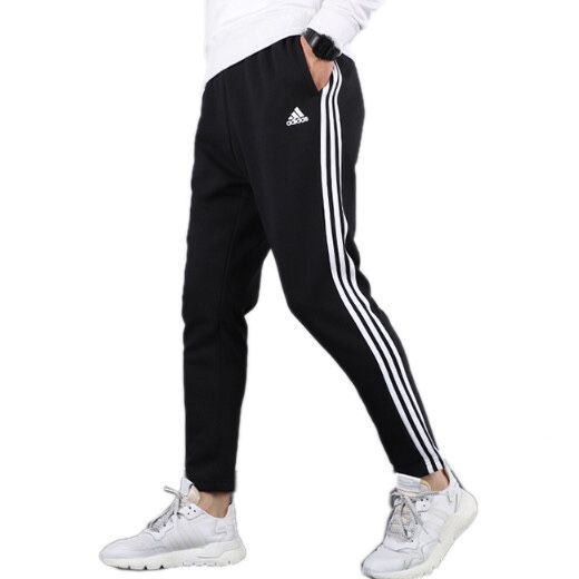 Adidas Mens Tapered 3 Stripe Pants