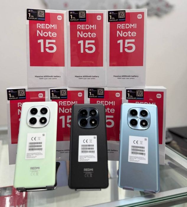 YENGI ! Redmi Note 15  (6/128Gb | 8/128Gb | 8/256Gb) | Dostavka !