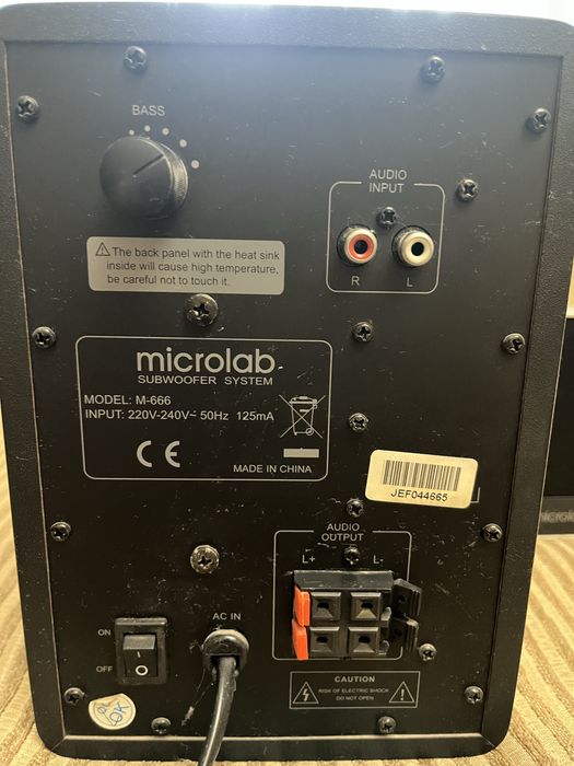 Динамики и сабвуфер