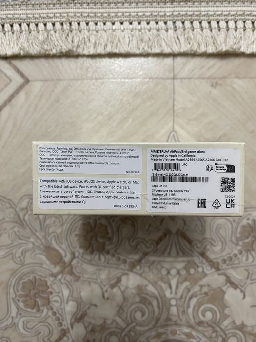 AirPods наушник (3, про, про2) срочно