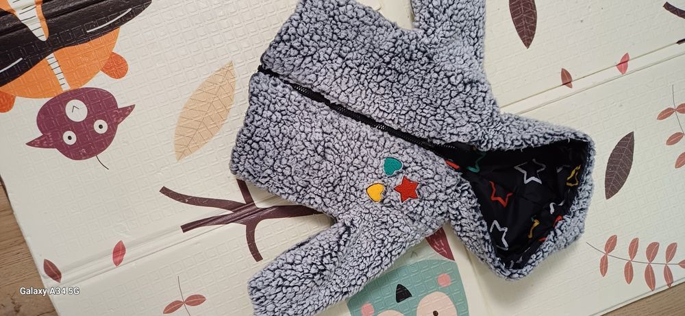 Двулицево топло бебешко яке