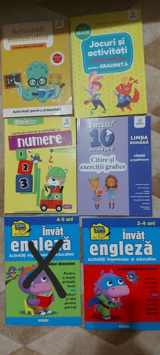 Caleasca Cenuseresei si My little pony, minnie mouse, carti activitati