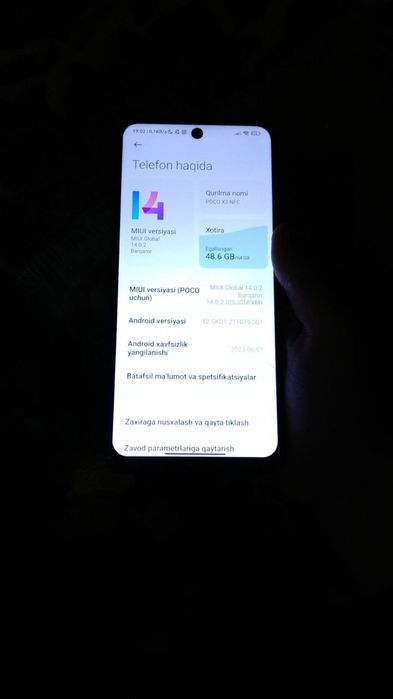 Poco x3 NFC 64ta