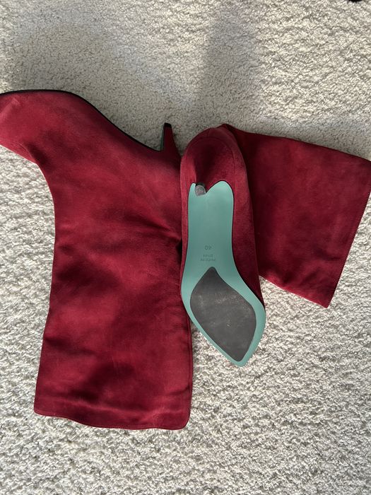 Cizme elegante burgundy marimea 40