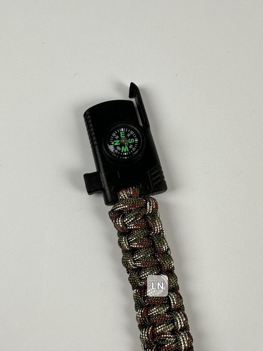 Тактическа гривна за оцеляване 5 в 1 (въже,компа