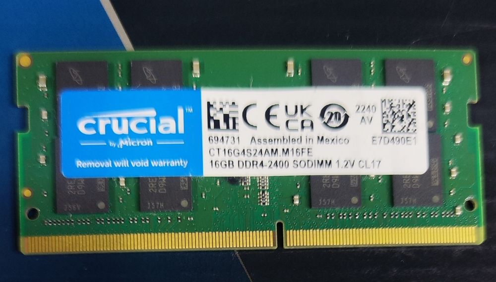 Memorie Ram Laptop Crucial 16Gb ddr4 2400mhz sodimm