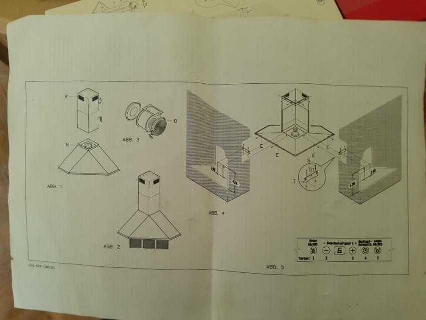 Аспиратор немски - JAN KOBLE, цвят ИНОКС, ъглов, неупотребяван.
