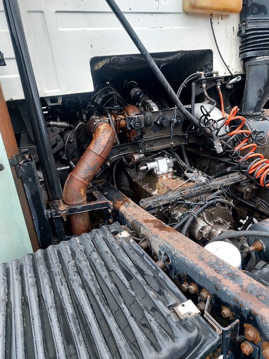 Маз тягач 7511 в работе