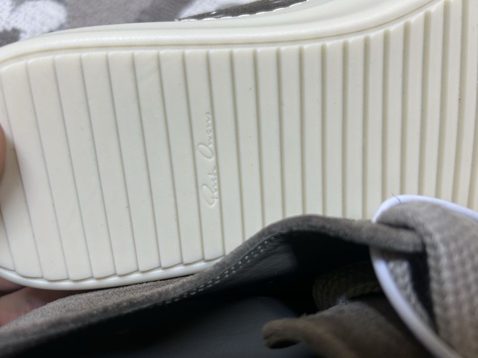 Rick owens jumbo lace low sneakers