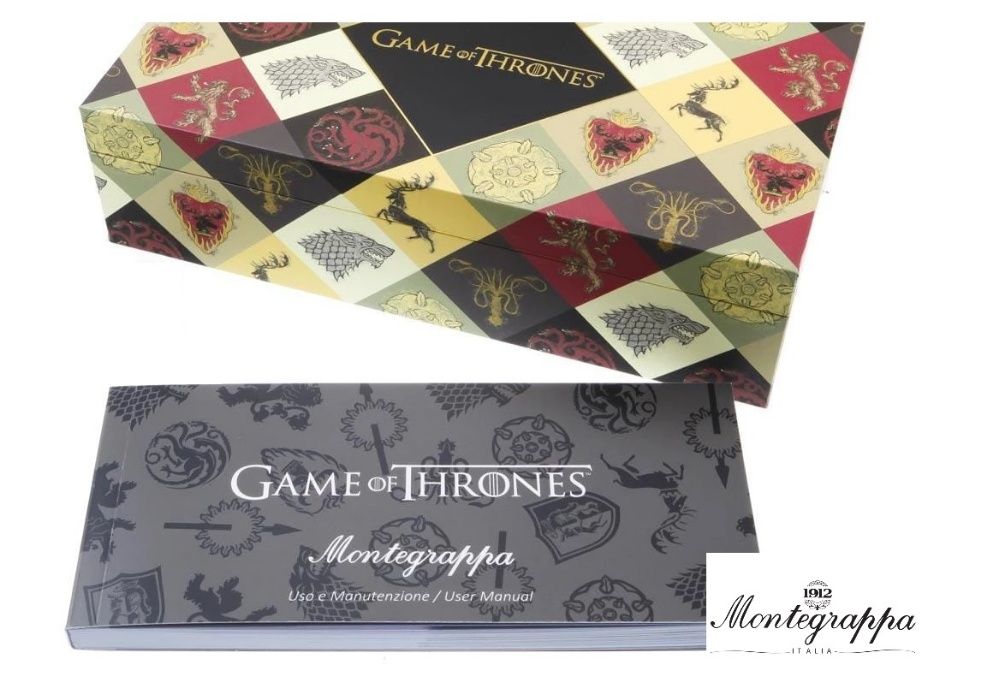 Game of Thrones - Montegrappa 1912 Italy ROLLERBALL + cană SET CADOU