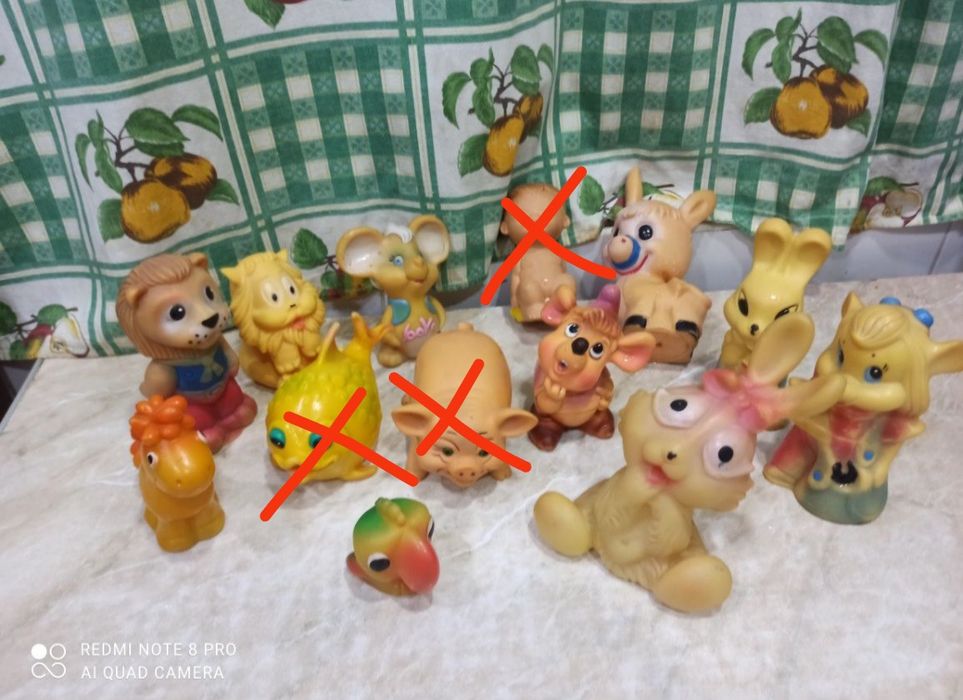 Пупсы СССР и резиновые игрушки