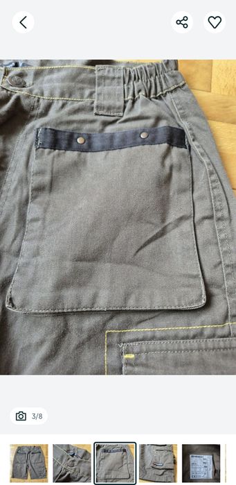 Pantaloni scurți profesionali de lucru,  Wurth MODYF, Bărbați - M