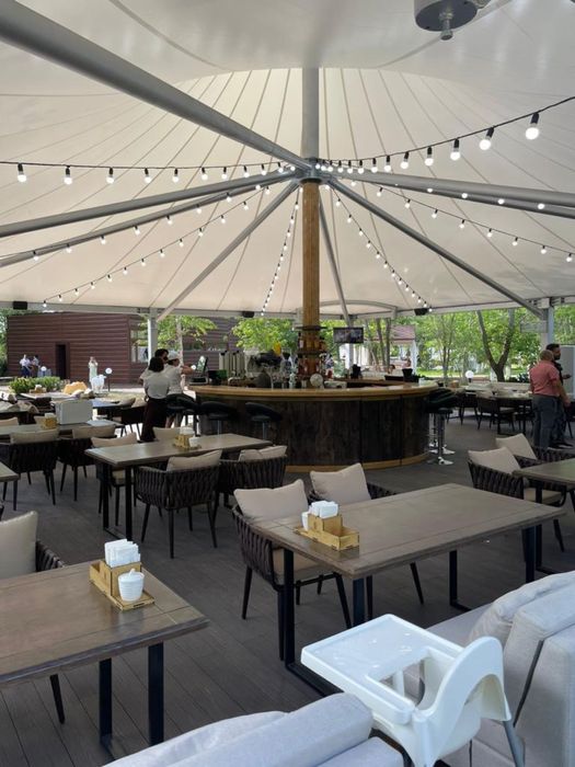 Шатер натяжной тент мембранный