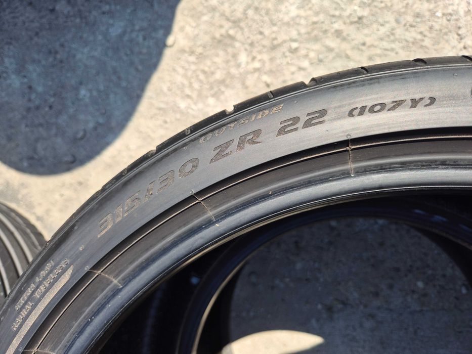 2 Anvelope de VARA - 315/30/22 - PIRELLI P-ZERO Corsa - CA NOI - DOT 2024 !