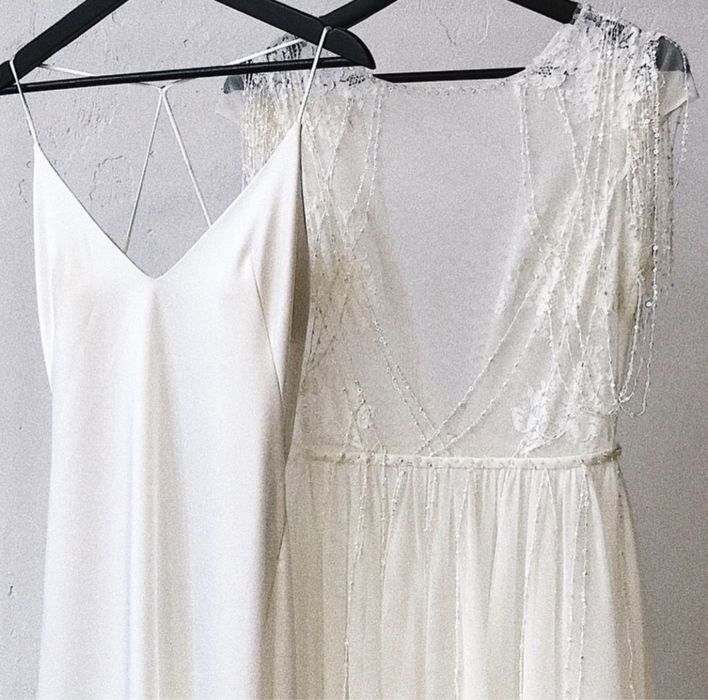 Свадебное платье А-силуэт