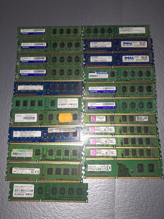 Голям лот компютърни компоненти (CPU & RAM) – Ретро и съвременни – 80+ части