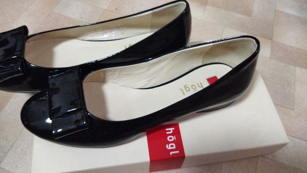 Туфли Hogl, Австрия, лодочка черные