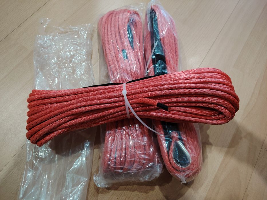 Синтетично въже за лебедка - 8мм.