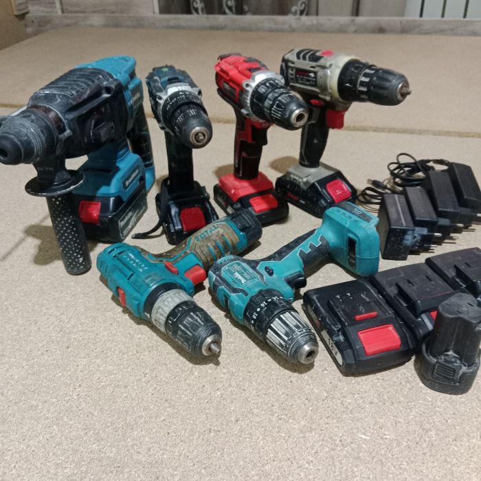 Бу перфоратор и шуруповёрт