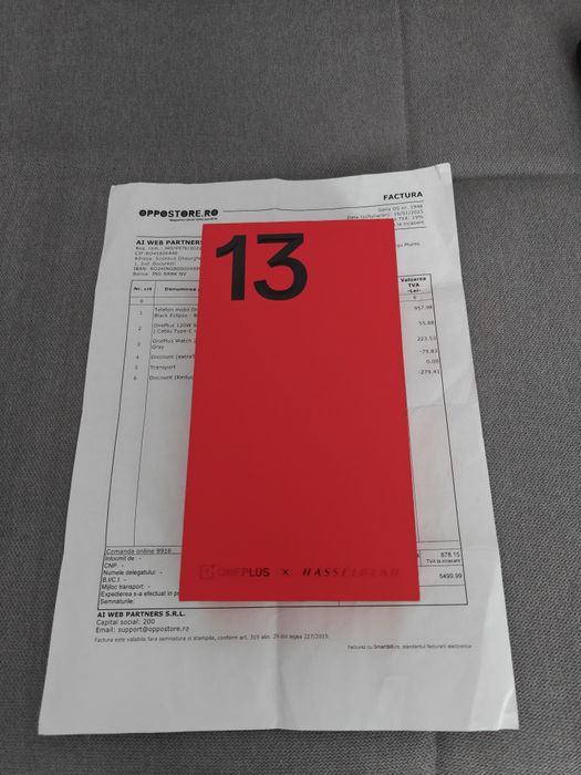 OnePlus 13 Europa 512/16 FACTURA si GARANTIE