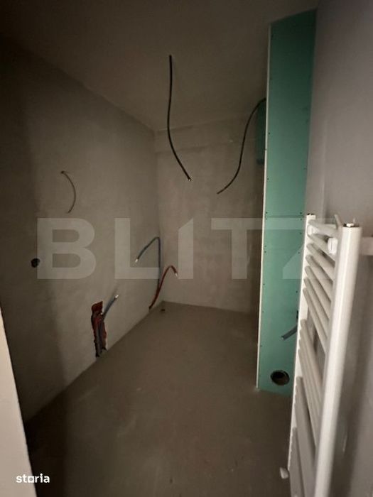 Apartament semifinisat, bucatarie inchisa, dressing, parcare, zona Ter