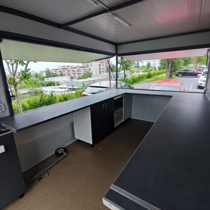 Inchiriez Rulotă Street‑Food - Food Truck 2025 • 4×2,4 m • Mobil