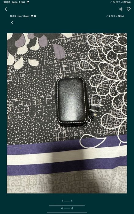 Suporturi de bord pt telefon, suport auto pt volan si port chei negru