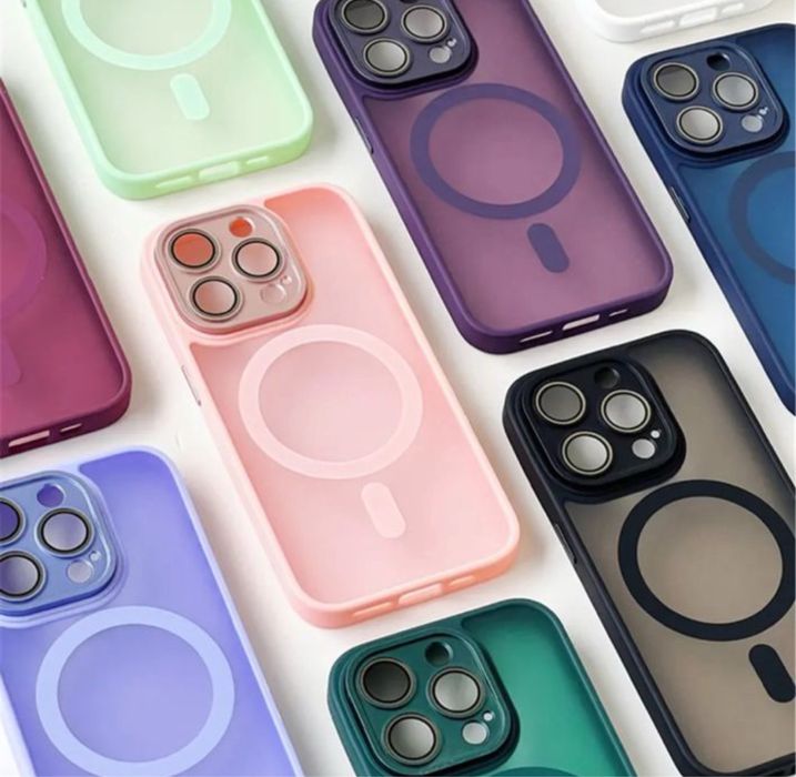 Husa MagSafe cu protectie la camere pt iPhone 16 / 16 Pro / 16 Pro Max