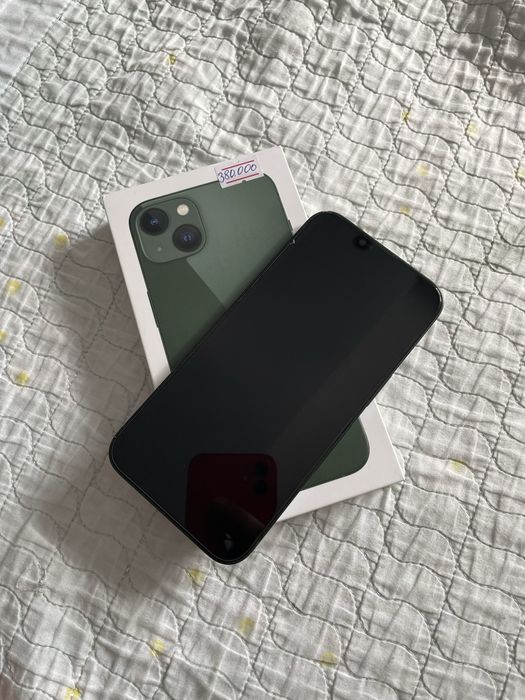 iPhone 13 зеленый айфон13