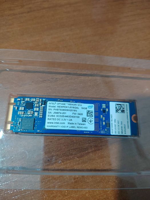 Intel optane 16gb