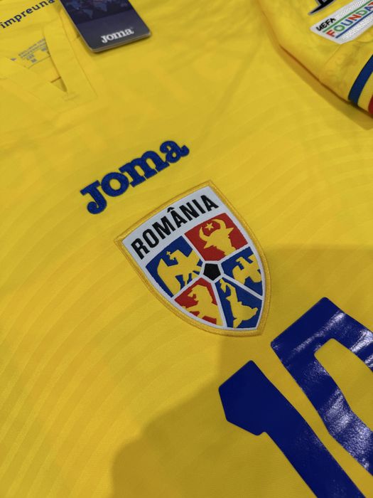 Tricou de Fotbal Joma Romania Home sez. 25/26 Stanciu 10