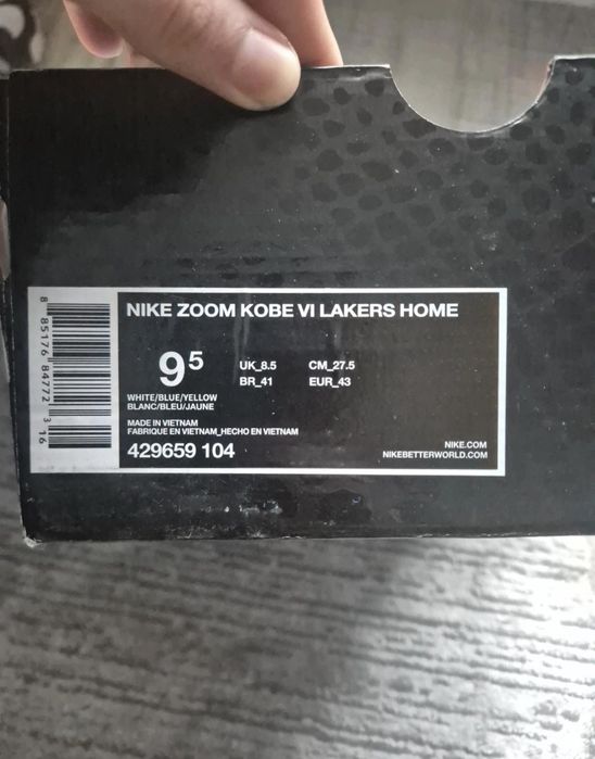 Nike Kobe 6 Lakers Home