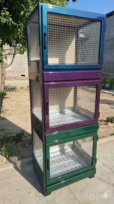 Quyonlar va qushlar ucun qafas