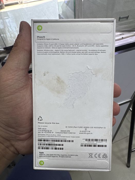 Iphone 15 128gb blue Sotiladi